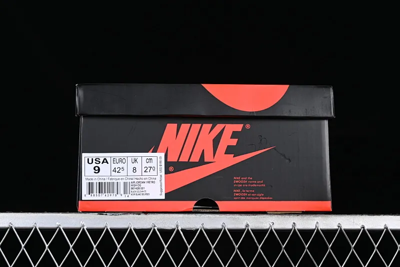 All categories Air Jordan Jordan series basketball shoes Air Jordan 1 High Air Jordan 1 Retro High "ComplexCon" AJ1 Joe 1 Black Gold Mandarin Duck 861428-001
